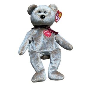Ty 1999 brown signature bear beanie baby